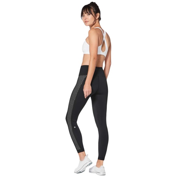 lululemon athletica Pants - [6] LULULEMON NWOT Tights Colour Me Quick Black / White 7/8